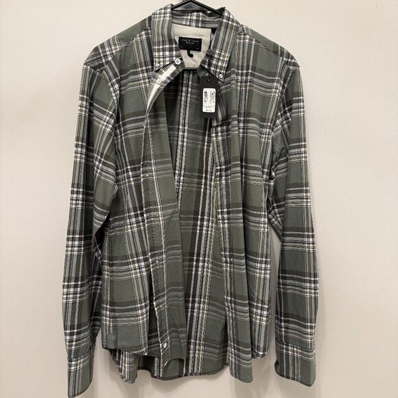 $225 Brand New - Rag & Bone Fit 2 Tomlin Double Gauze - Cotton Large - With Tags - Picture 3 of 7